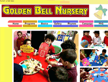 Tablet Screenshot of goldenbellnursery.com